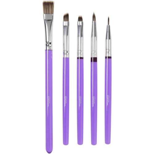 Decorating Brush Set - 5 Pieces - Click Image to Close